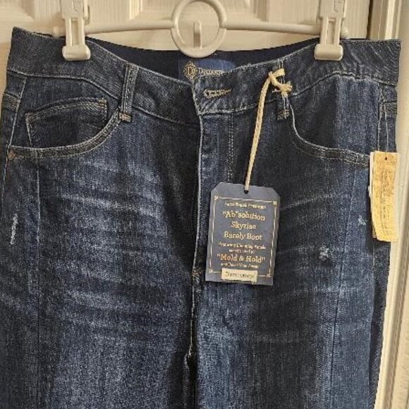 NWT Women's Democracy "AB"solution Skyrise Barely Boot Jean, Size 14 - Picture 1 of 8